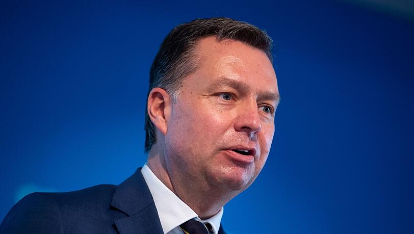 Stephan Mayer, der damalige designierte CSU-Generalsekretär, bei einer Pressekonferenz.
