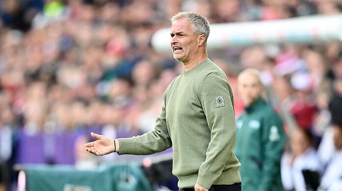 Fand so einige Kritikpunkte: Bundestrainer Christian Wück. Fand so einige Kritikpunkte: Bundestrainer Christian Wück.