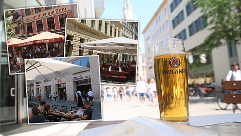 Ein geschmeidiges Helles in der Sonne? Kostet in der Innenstadt unterschiedlich viel, die Unterschiede sind teilweise riesig. Alle Wirtshäuser unten in der Tabelle gibt's hier in der Galerie.