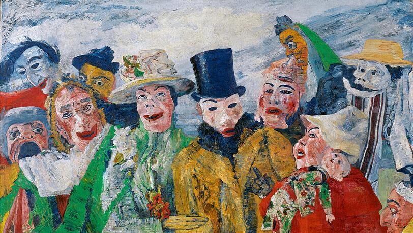 James Ensor, Die Intrige, 1890