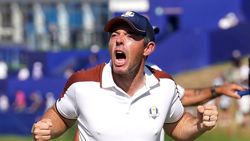 Rory McIlroy gewann mit dem Team Europa den Ryder Cup.
