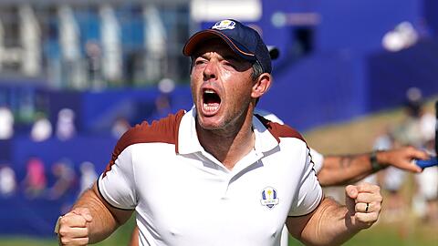 Rory McIlroy gewann mit dem Team Europa den Ryder Cup.