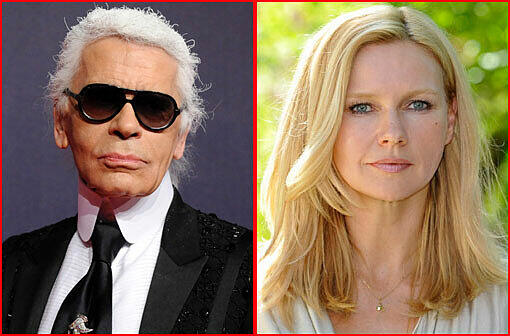 Der Meister und die Muse: Karl Lagerfeld mag Veronika Ferres und sinniert über mögliche Rollen für den "strammen Brummer".