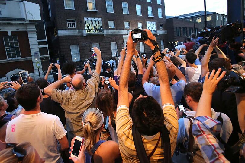 Bilder vom Hype um das Royal Baby