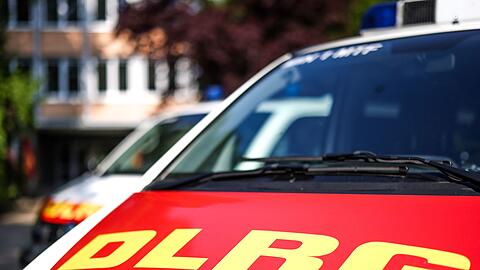 Taucher des DLRG halfen bei der Bergung des Wagens. (Symbolbild)