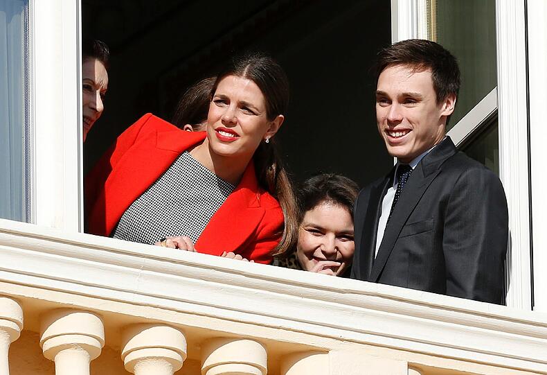 Elisabeth-Anne de Massy, Charlotte Casiraghi , Melanie de Massy und Louis Ducruet