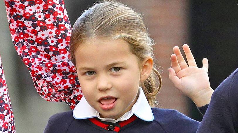 Keine Probleme mit scharfem Curry: die erst vierjährige Prinzessin Charlotte