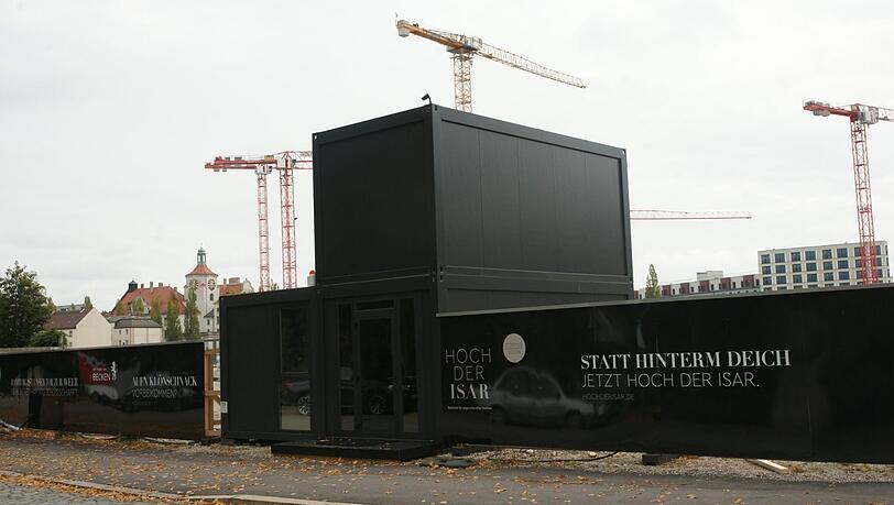 Einen Container zur Vermarktung gibt es bereits. Einen Container zur Vermarktung gibt es bereits.
