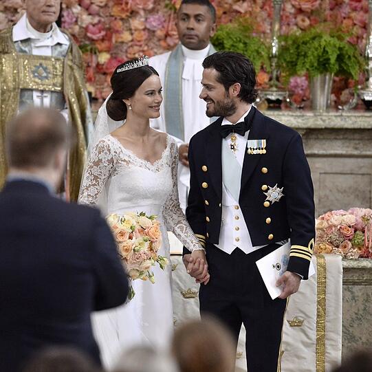 Die Bilder von der Traumhochzeit aus Stockholm.
