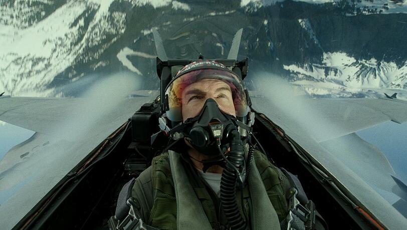 Tom Cruise in "Top Gun: Maverick".