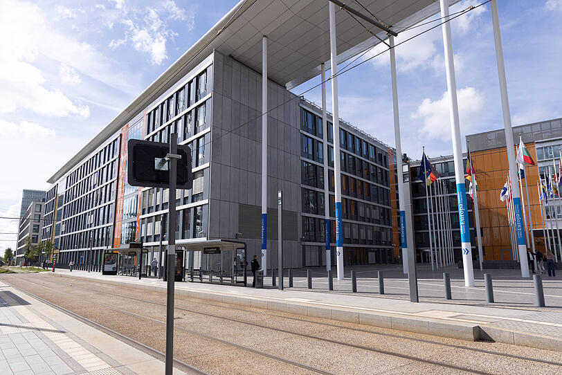 Der Europ&auml;ische Rechnungshof in Luxemburg.
