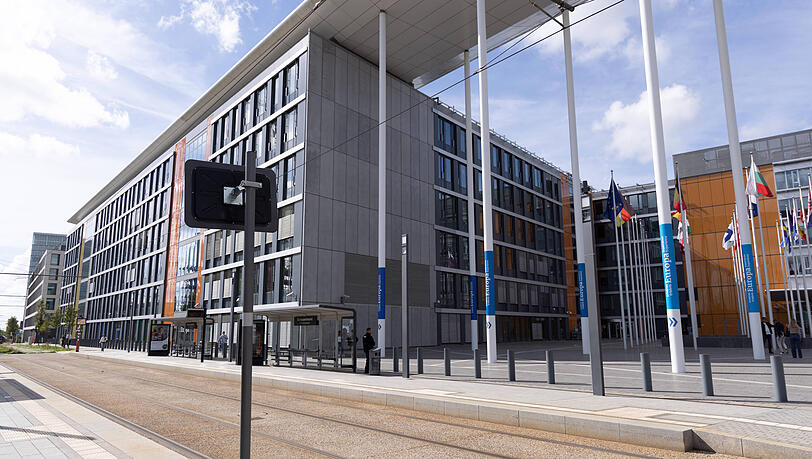 Der Europ&auml;ische Rechnungshof in Luxemburg.
