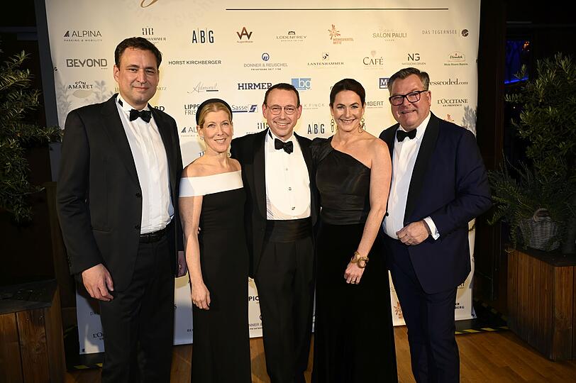 Georg Eisenreich, Hans Hammer mit Frau, Natalie und Josef Schmid