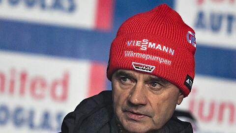 Bundestrainer Horngacher braucht aktuell neue Leistungstr&auml;ger. (Archivbild)