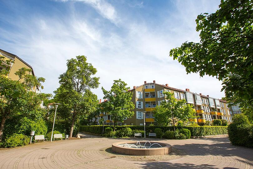 Der Brunnen im Dantepark