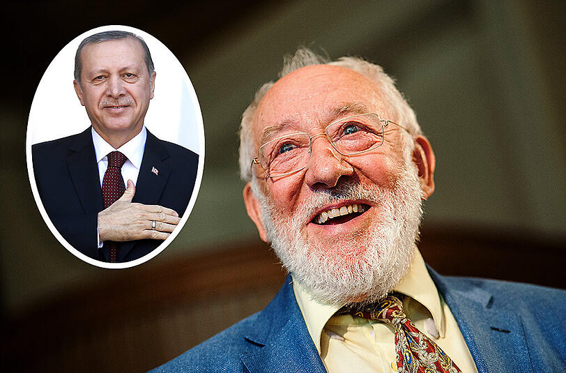 Didi Hallervorden würde gerne von Recep Tayyip Erdogan verklagt werden.