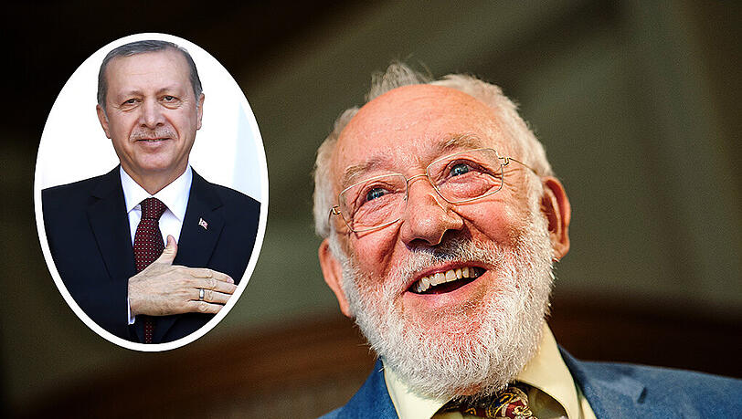 Didi Hallervorden würde gerne von Recep Tayyip Erdogan verklagt werden. Didi Hallervorden würde gerne von Recep Tayyip Erdogan verklagt werden.