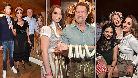 Verona Pooth mit Familie, Arnold Schwarzenegger mit Tochter Christina und viele weitere Promis &ndash; die Bilder von der 29. Weißwurst-Party in Kitzbühel zum Durchklicken.