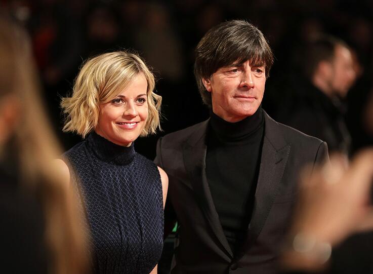 Joachim Löw und seine Begleiterin