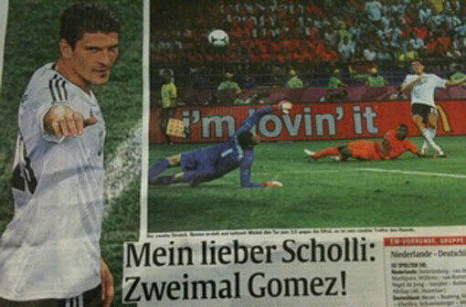 Internationale Pressestimmen Euro 2012: Gomez-Show - Pressestimmen zum Holland-Spiel - Bilder - Abendzeitung München