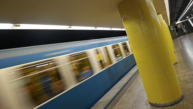 Eine Münchner U-Bahn.