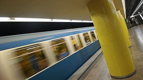 Eine Münchner U-Bahn.
