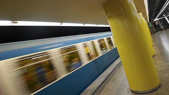 Eine Münchner U-Bahn.