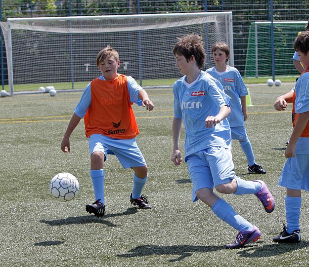 Am Vormittag wurden die Grundlagen trainiert &ndash; mal mit, mal ohne Ball. Die Bilder vom Fielmann-Camp beim TSV 1860