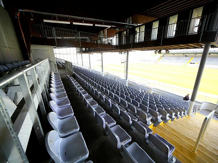 Endlich ready für die dritte Liga: Das Grünwalder Stadion ist nach einjährigem Umbau (12 Millionen Euro) endlich fertig. Die Bilder.
