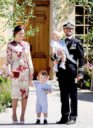 8. Prinz Carl-Philip und Prinzessin Sofia von Schweden mit den Söhnen Prinz Alexander und Prinz Gabriel (3 Prozent).