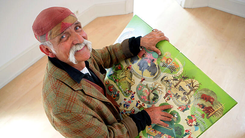 Der Grafiker und Illustrator Ali Mitgutsch war bekannt f&uuml;r seine Wimmelb&uuml;cher. Er starb 2022 im Alter von 86 Jahren.