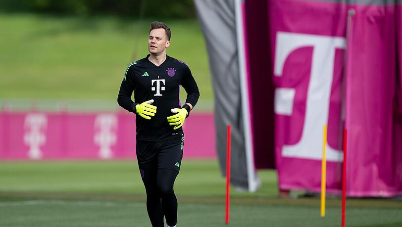 Abschlusstraining FC Bayern auf dem Trainingsgelände an der Säbener Straße.