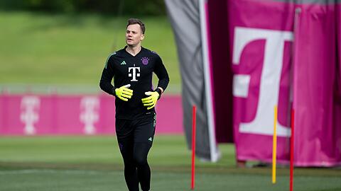 Abschlusstraining FC Bayern auf dem Trainingsgelände an der Säbener Straße.