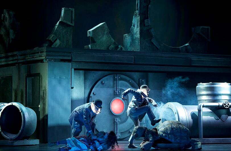 Wilfried Hillers Oper "Momo" im Gärtnerplatztheater.