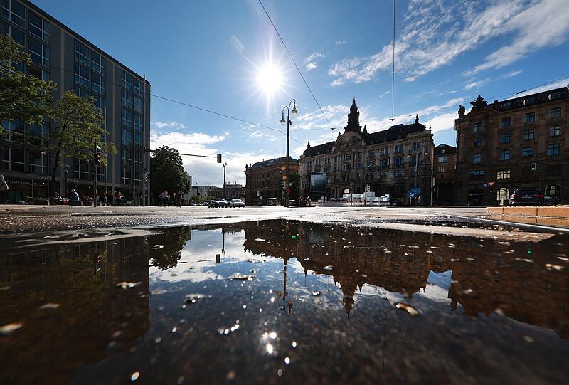 Neue Perspektive: Seeblick am Lenbachplatz.