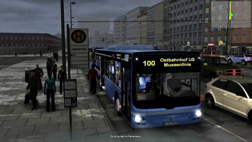 Einsteigen, bitte! Die Haltestelle Hauptbahnhof Nord.