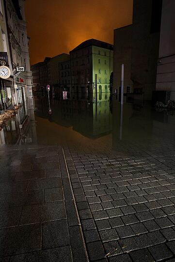 Kein Aufatmen in Passau: Die Nacht in Bildern.