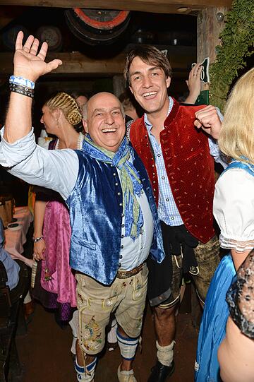 Trachten-Boss trifft Super-Richie: Axel Munz und Matze Knop.