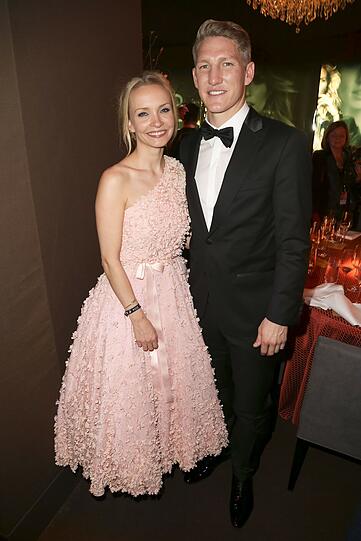 Janin Reinhardt und Bastian Schweinsteiger