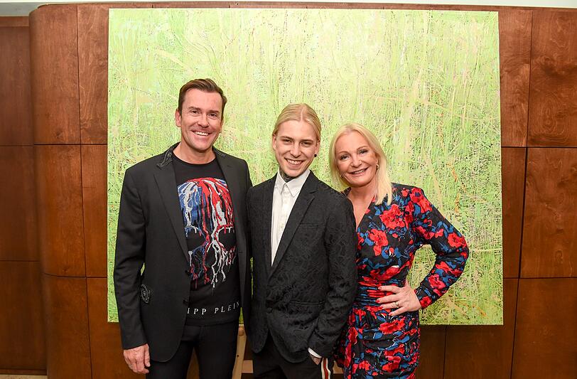 Alexander Höller mit seinen Eltern Jürgen Höller und Kerstin Höller