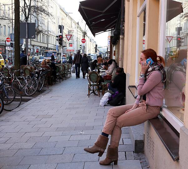 Impressionen aus der Maxvorstadt. Türkenstraße.