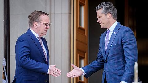 Boris Pistorius und Pete Hegseth