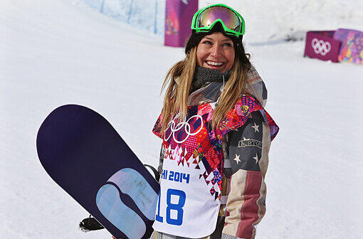 Goldmedaillengewinnerin von Sotschi: Jamie Anderson.