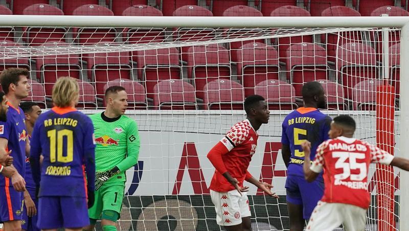 RB Leipzig musste gegen Mainz einen Rückschlag im Titelrennen hinnehmen.