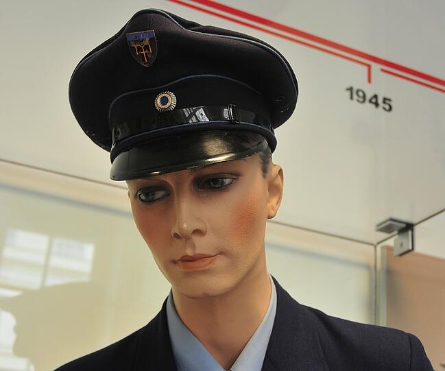 Puppe im Polizeimuseum.