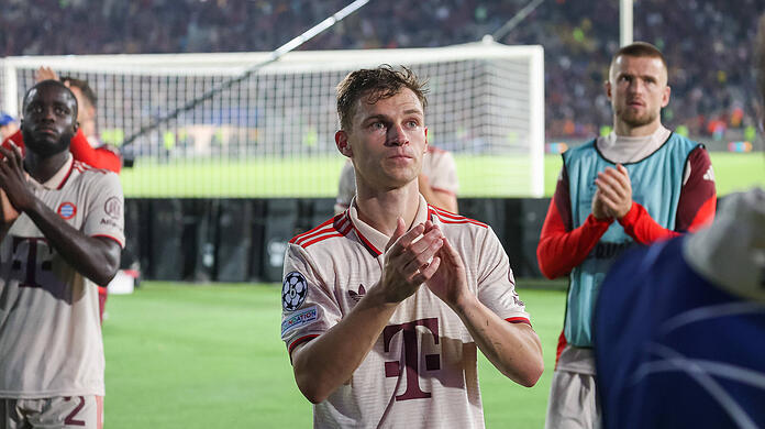 War nach dem 1:4 gegen den FC Barcelona bedient: Mittelfeldmotor Joshua Kimmich.