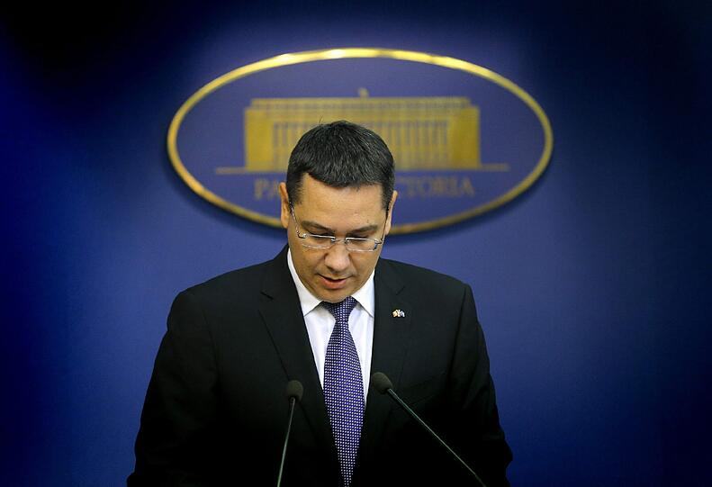 Victor Ponta kündigte am Mittwoch überraschend seinen Rücktritt an.