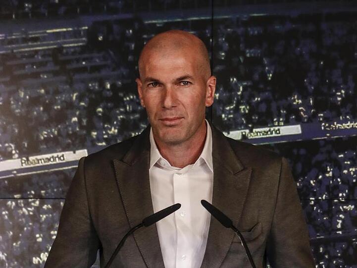 Nach rund neun Monaten wieder zurück: Zinedine Zidane ersetzt bei Real Madrid Trainer Santiago Solari.