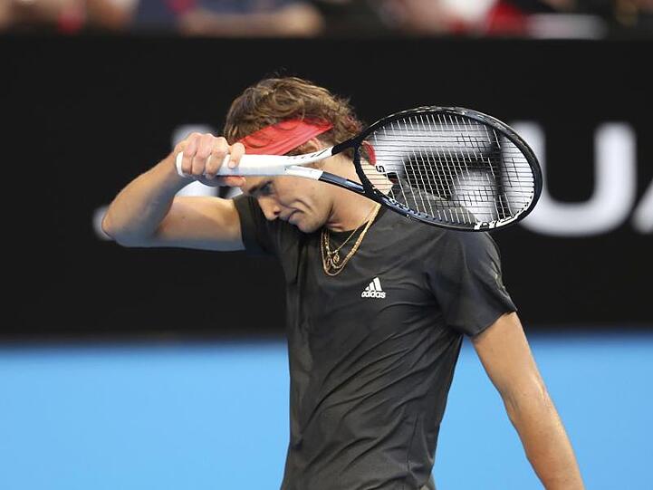Alexander Zverev hatte gegen Roger Federer kaum eine Chance.
