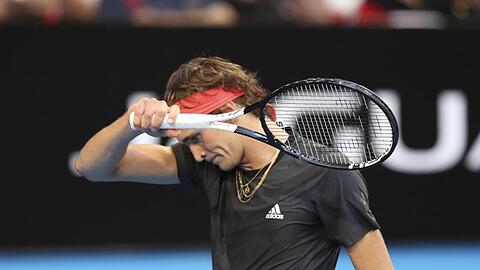 Alexander Zverev hatte gegen Roger Federer kaum eine Chance.
